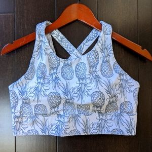 Dreamy Pineapple Sports Bra/Crop